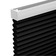 Cellular Shades, Blackout Honeycomb Shades for Windows, Pull Down Pleated Bli...