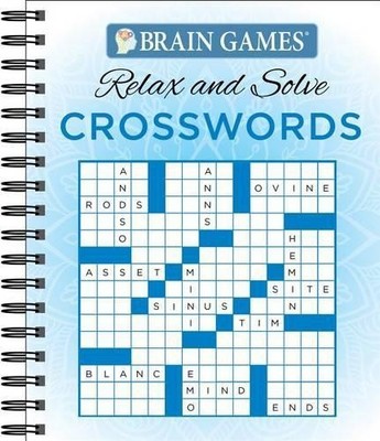 Brain Games - Relax and Solve: Crosswords (Blue) (Spiral Bound) (US IMPORT)
