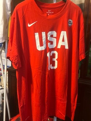 Nike Sylvia Fowles #13 Team USA Olympics Jersey T Shirt Red Size XXL NWT