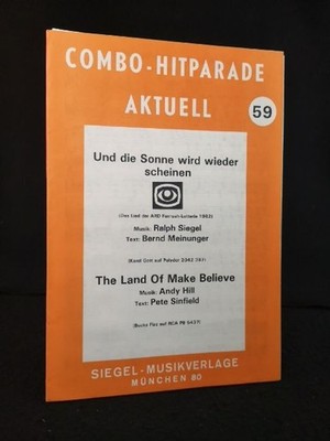 Salon Orchestra - Combo Sheet Music: Combo Hit Parade Currently 59 1st And The Sun w