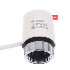 230V NC Valve IP54 Electric Thermal Actuator For Manifold Underfloor Heating