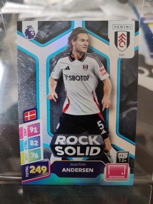 Panini Adrenalyn XL Plus 2025 Rock Solid Joachim Andersen Blue Parallel 