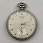Antique Longines Pocket Watch, Pre-Owned, Runs (#41-044)