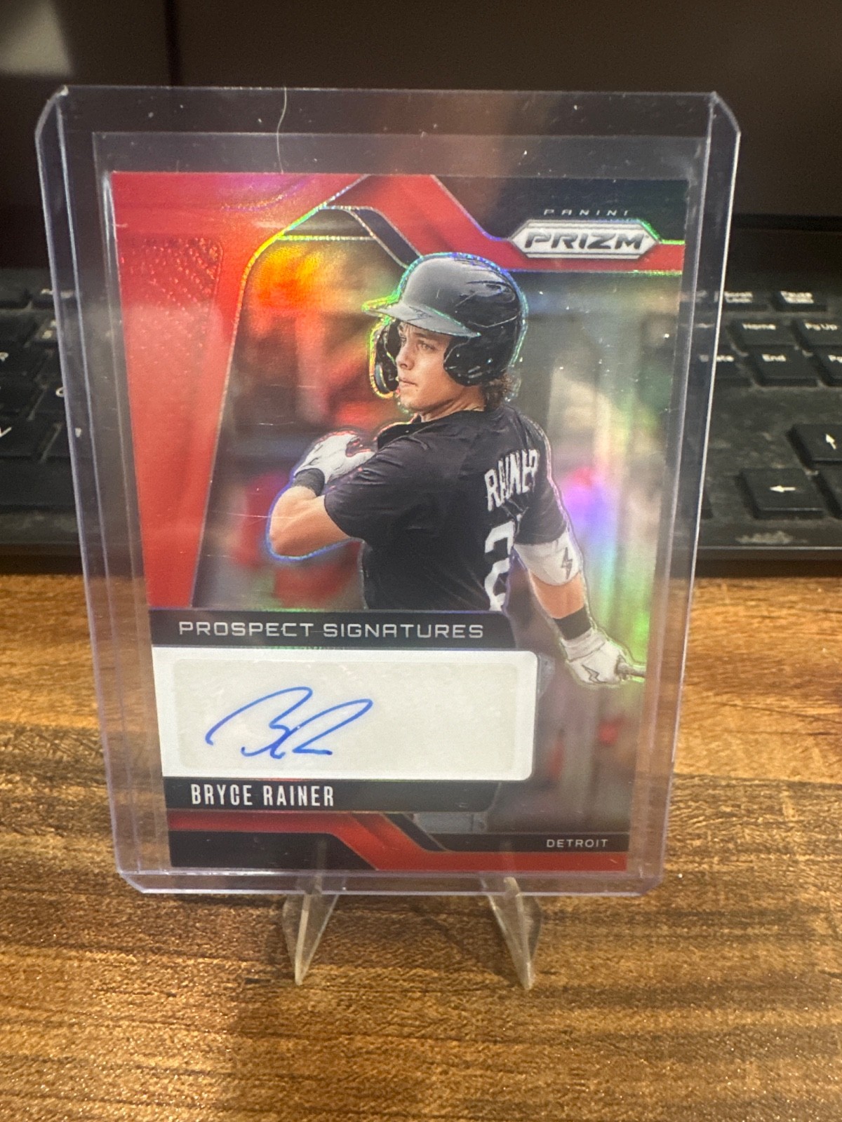 Bryce Rainer 2025 Prizm #PS-BR Prospect Signatures - Red /99 Price ...
