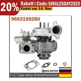 Turbolader 1.6 HDI TDCI 109 PS 80KW Für Ford Citroen Peugeot Volvo Mazda Mini