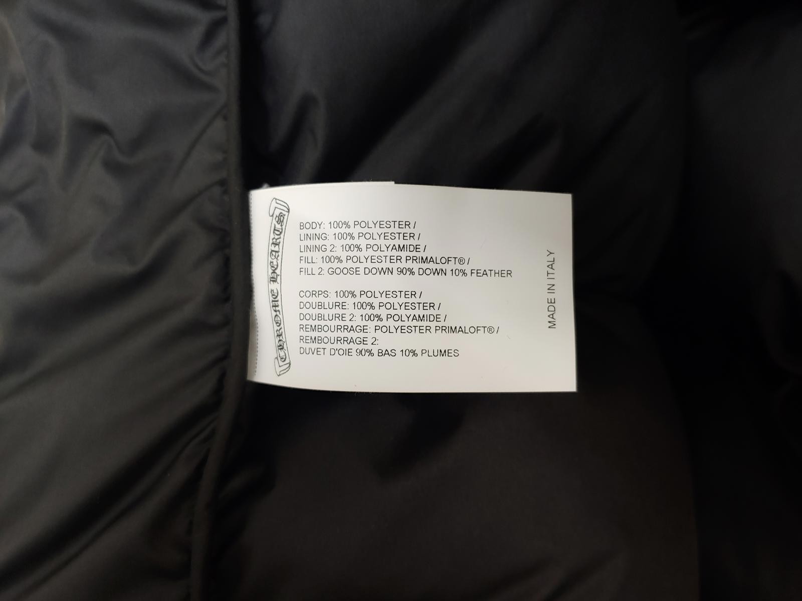 Chrome Hearts Plus Pattern Puffer Jacket in Black - image 4