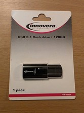 Innovera 128GB USB 3.1 Flash Drive USB 3.1 IVR-82128 FDD NEW SEALED 128 GB