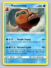 Pokemon Mamoswine SM - Crimson Invasion 21/111 Light Play LP+ or Better
