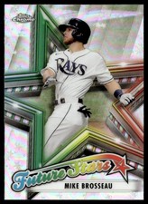 2021 Topps Chrome Future Stars Mike Brosseau Tampa Bay Rays #FS-12