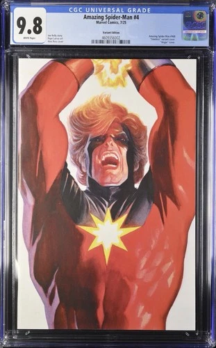 AMAZING SPIDER-MAN #4 (2025) CGC 9.8 NM/M🕷️Alex Ross “Timeless” Virgin Variant