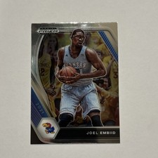 Joel Embiid Kansas Jayhawks Prizm Draft Picks 2021-22 Panini No.59 Basketball