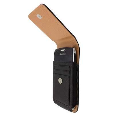 caseroxx Outdoor Tasche für HOMTOM HT20 in schwarz aus Echtleder