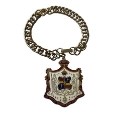 Hawaii Kingdom Crest Coat Of ARM Bracelet Pendant Ua Mau ke Ea o ka 'Āinaikapono