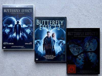 Butterfly Effect 1-3 - Teil 1+2+3 - Trilogie - Film - DVD - TOP!