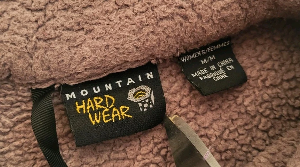 Chaqueta Mountain Hardwear Para Mujer Talla Mediana Marrón Polar Cremallera Completa Manga Larga Foto 4 de 4