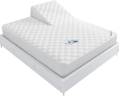 #ad Waterproof Split Top Queen Mattress Pad Protector for Adjustable Bed 34quot; Split $45.99