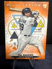 2022 Topps Inception Baseball - Cal Raleigh Rookie RC #3 Orange 33/50