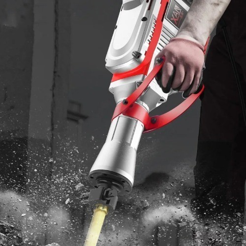 Martello elettrico 220V martello demolitore calcestruzzo resistente con scalpelli bit cippatura - Foto 3 di 13