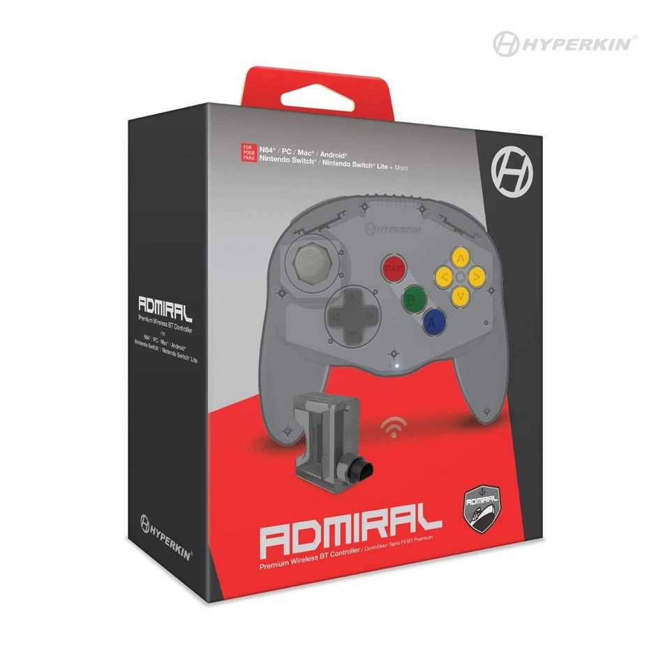 Admiral Bluetooth Controller For Nintendo 64 - Hyperkin - Image 4 of 4