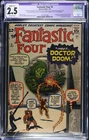 Fantastic Four #5 CGC 2.5 Restored Grade Off-White Pages