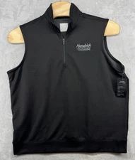 Oobe Polo Hendrick Collection Automotive Group Black Hydrovent Vest Men's XL NWT