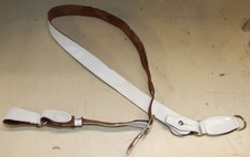 Volkspolizei weisser Schulterriemen, aufgearbeitet, 97cm - bitte lesen