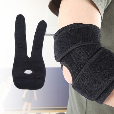 Sport Elbow Guard Fitness Arm Joint Sprain Armband Spring Support Elbow Pad Prot