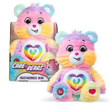 Care Bears - 14" Medium Plush - Color Splash Togetherness Bear , for Ages 4 Year