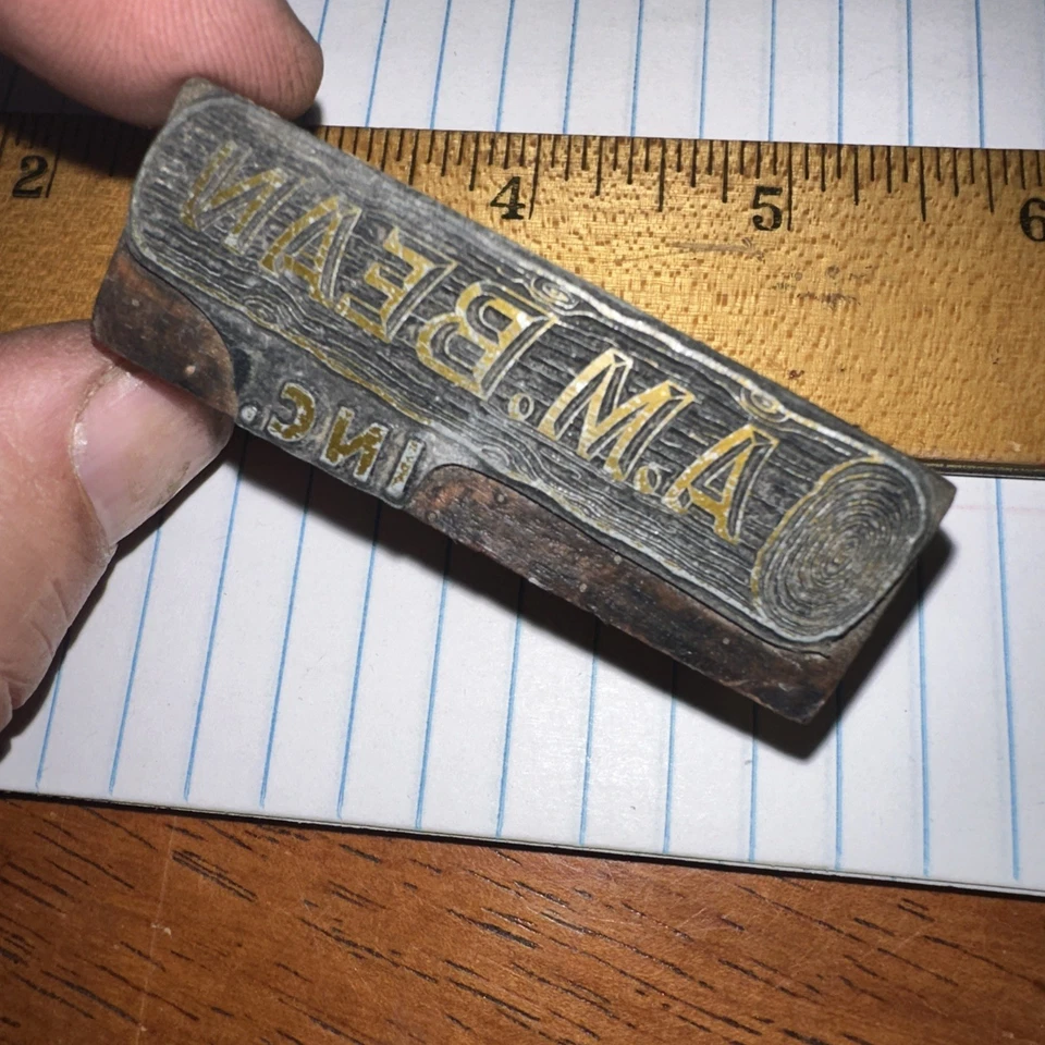 Printing Block ( A.M. BEAN Inc. ) - Image 2 of 4