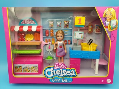 Mattel Barbie Chelsea can be... Spielset mit Zubehör Supermarkt NEU OVP