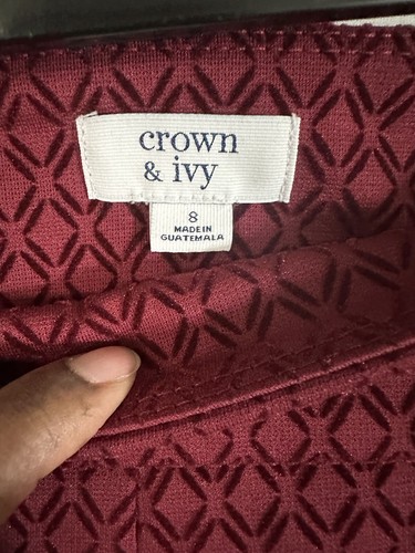 Pantaloni corona ed edera motivo mirtillo diamante taglia 8 - Foto 5 di 5