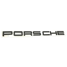 Porsche Macan "PORSCHE" Rear Emblem Matte Black 95B853687A GENUINE