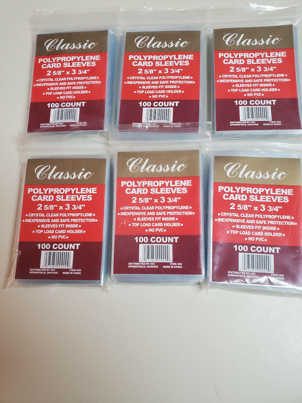 Outstanding 600 Classic card sleeves loads top Product fit standard