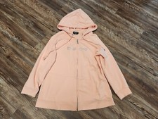 Bebe jacket hoodie woman size xl full zip