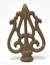 VINTAGE DECORATIVE METAL LAMP FINIAL 10-32 THREAD