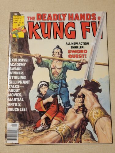 Deadly Hands of Kung Fu #25 czerwca 1976 Stan Lee Comic Magazine Sword Quest - Zdjęcie 1 z 12