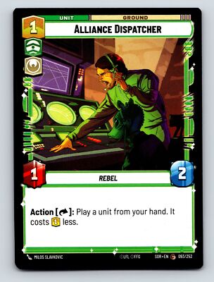 Command Alliance Dispatcher Rebel Unit Ground Action Rebel 1C 2H 1P