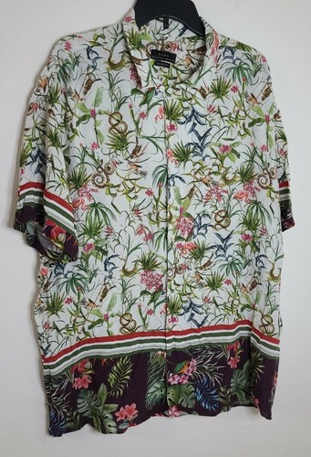 Short Sleeve Hawaiian Shirt Size 
