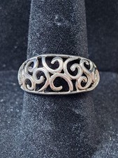 Sterling Silver Filigree Ring 6