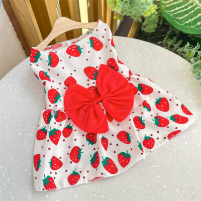 Pet Clothes Summer Small Dog Cat Dress Cute Princess Chihuahua Puppy Skirt