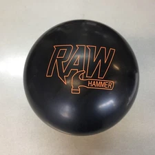 Hammer Raw Solid Black  bowling ball 14 LB   new in box   #104