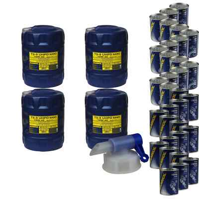 80L Motoröl MANNOL TS-9 UHPD Nano 10W-40 für Dacia Sandero II Duster 1.5 dCi