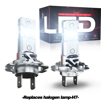 H7 LED Headlight Bulbs For 2004 2005 2006 Hyundai Elantra Low Beam 20000LM