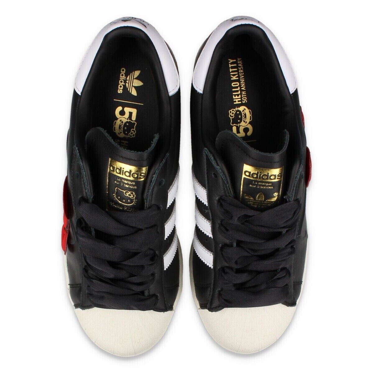 【ADIDAS】adidas x Hello Kitty ★W SUPERSTAR 82 ★大人気★ Adidas X Hello Kitty Women's Superstar 82 Black HARD SHELL