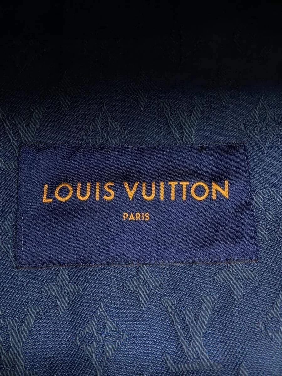 LOUIS VUITTON（LV） Giacca denim LOUIS VUITTON altro monogramma 48 cotone blu navy modello totale usata