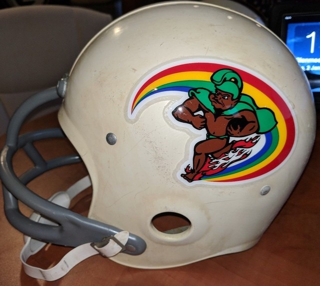 Hawaii Rainbow Warriors University Vintage 1976 Rawlings Football