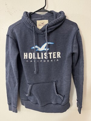 HOLLISTER CALIFORNIA Blue PULLOVER HOODIE SWEATSHIRT