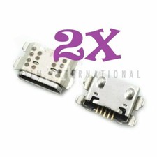 2X LG K22 K200 LM-K200TM Micro USB Charger Dock Connector Charging Port