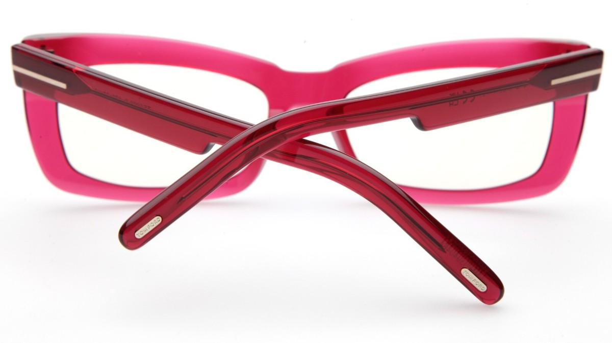 Tom Ford FT5966 Eyeglasses Fuxia Acetate/Metal Tom Ford FT5966-B Eyeglasses | Select Eyewear main image 2