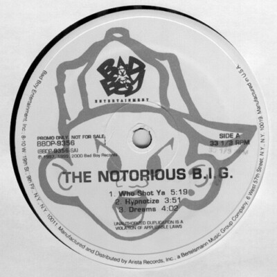 Notorious B.I.G. - Who Shot Ya / Flava In Ya Ear (Remix) / VG / 12'''', Promo